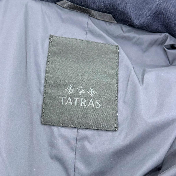 美品☆TATRAS タトラス LTA9FW4216 NOBLE ノーブル ウール100％ ダウンコート ダークネイビー 01 イタリア製 正規品 レディース