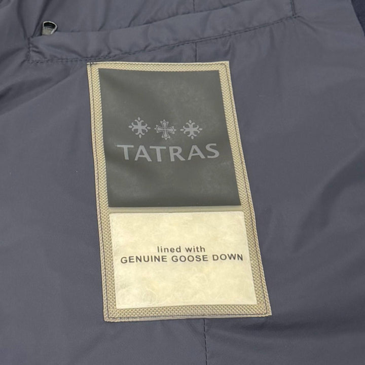 美品☆TATRAS タトラス LTA9FW4216 NOBLE ノーブル ウール100％ ダウンコート ダークネイビー 01 イタリア製 正規品 レディース