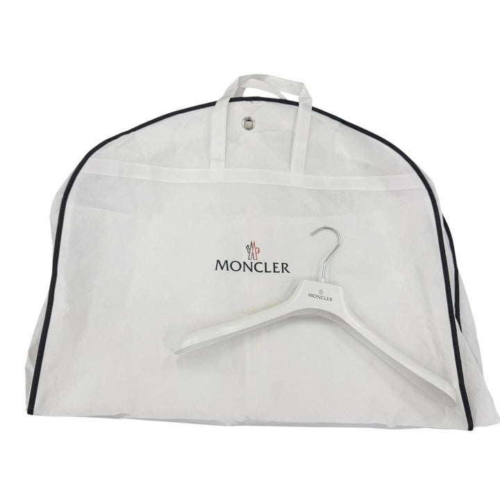 美品☆MONCLER モンクレール 2024年製 BROU ロゴワッペン・ベルト付 ダウンコート ブラック 00 国内正規品 ガーメント・ハンガー付き
