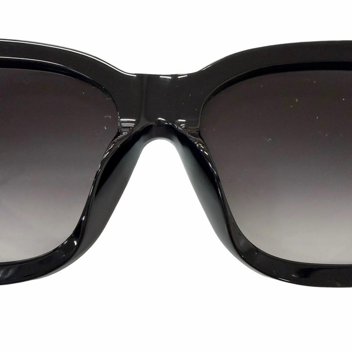 美品□LOUIS VUITTON ルイヴィトン Z1523E サングラス マイモノグラム スクエア ブラック ゴールド 54□17-143 イタリア製 保存袋付き