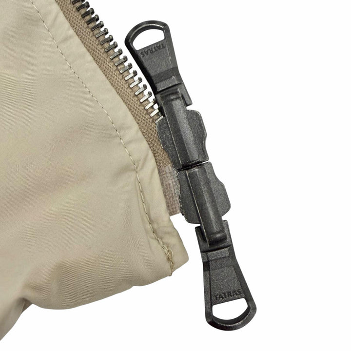 美品◇TATRAS タトラス 20AW LTA20A4706 ISERA ラクーンファー ロゴワッペン付 リバーシブル ダウンコート 01 正規品 レディース