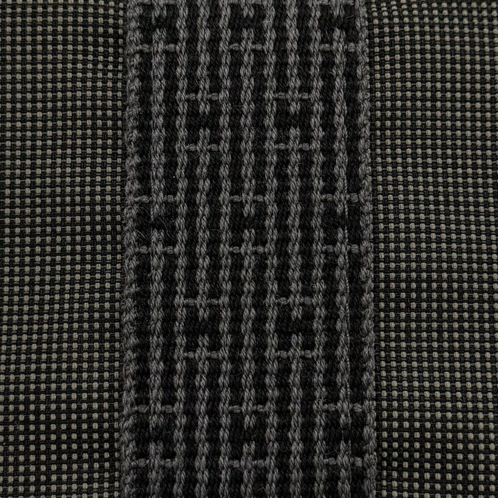 極美品◇HERMES エルメス エールライン MM シルバー金具 Hロゴ セリエボタン キャンバス ハンド トートバッグ グレー フランス製