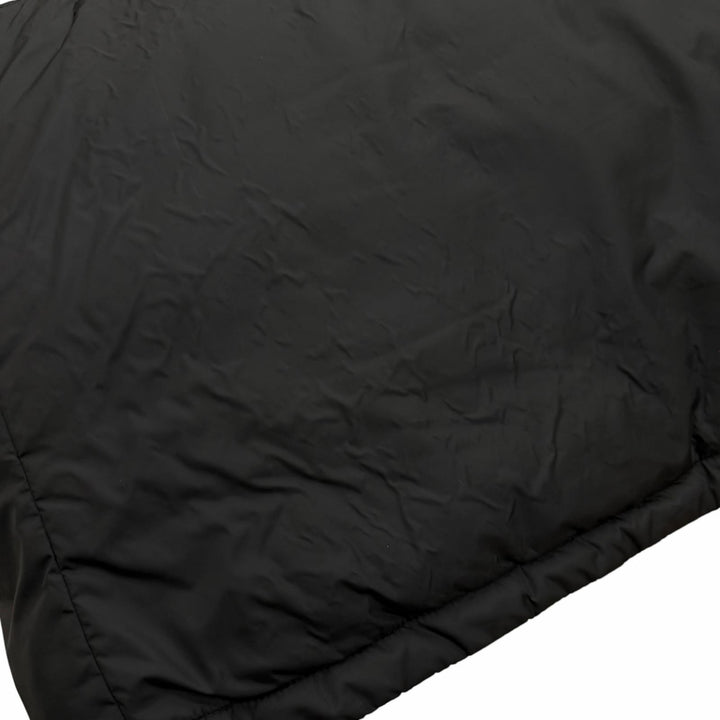美品▼MONCLER モンクレール 21-22AW AJA ロゴワッペン付き フェイクファー フーデッド WZIPUP ダウンコート ブラック 1 正規品 メンズ