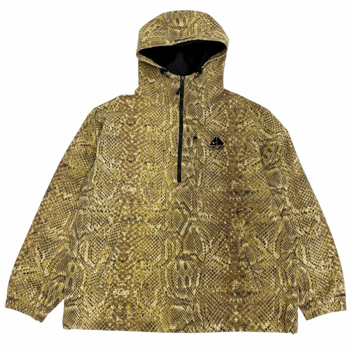 極美品□Supreme NIKE シュプリーム ナイキ 22AW DN3247-277 Denim Pullover Gold Snakeskin/Belted Denim Pants セットアップ 正規品