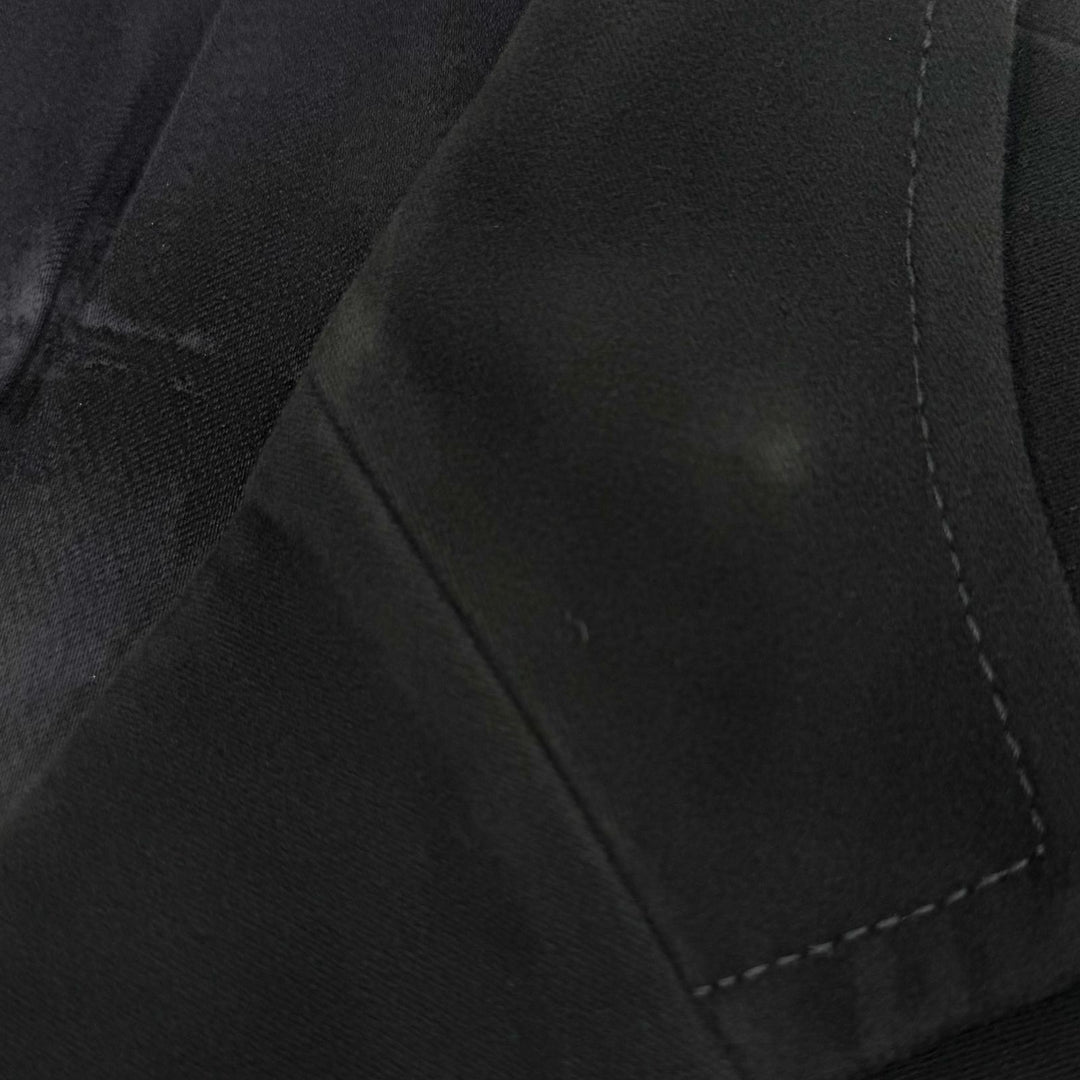 良品▼GUCCI グッチ ヴィンテージ 146176 トムフォード期 ロゴ入りボタン シングル チェスターコート ブラック 52 メンズ