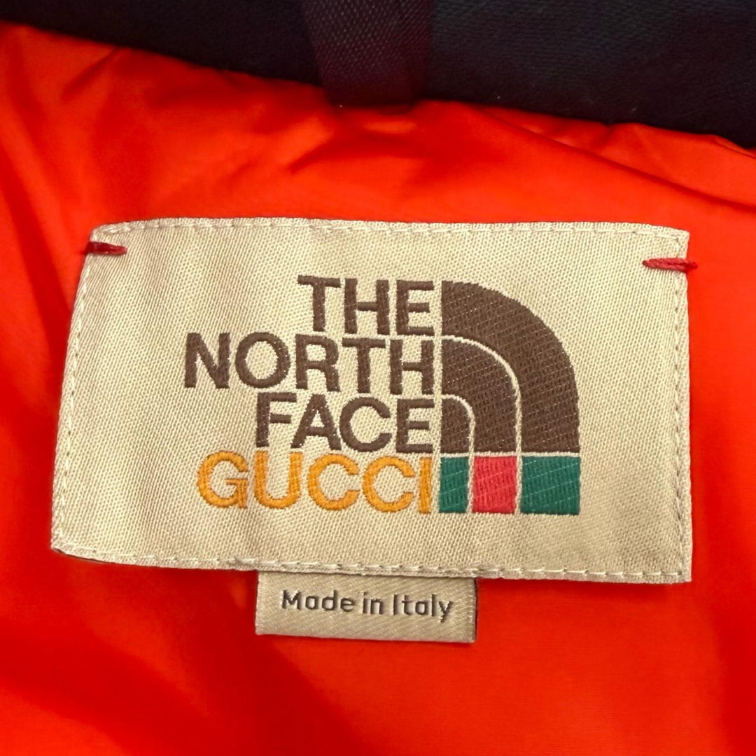 極美品★GUCCI×THE NORTH FACE グッチ×ザ・ノースフェイス 670908 GG Padded Short Jacket GG総柄 ダウンジャケット XS 正規品 伊製