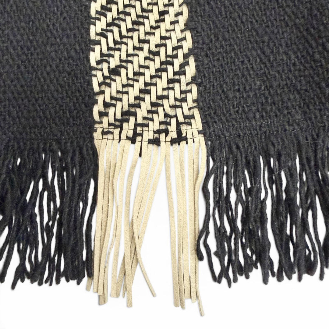 美品△Yohji Yamamoto ヨウジヤマモト 22AW FE-J40-121 ウール ストール付き デザインカラー ジャケット ブラック 1 正規品 定価217800円