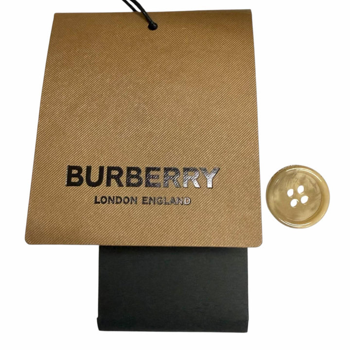 【ドンドン見直し】 未使用品□BURBERRY バーバリー 8051917 コットン100％ 裏地ロゴ総柄 オーバーオール ベージュ 48 イタリア製 正規品