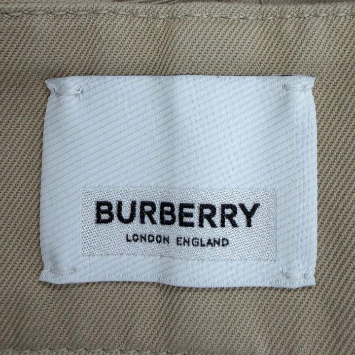 【ドンドン見直し】 未使用品□BURBERRY バーバリー 8051917 コットン100％ 裏地ロゴ総柄 オーバーオール ベージュ 48 イタリア製 正規品