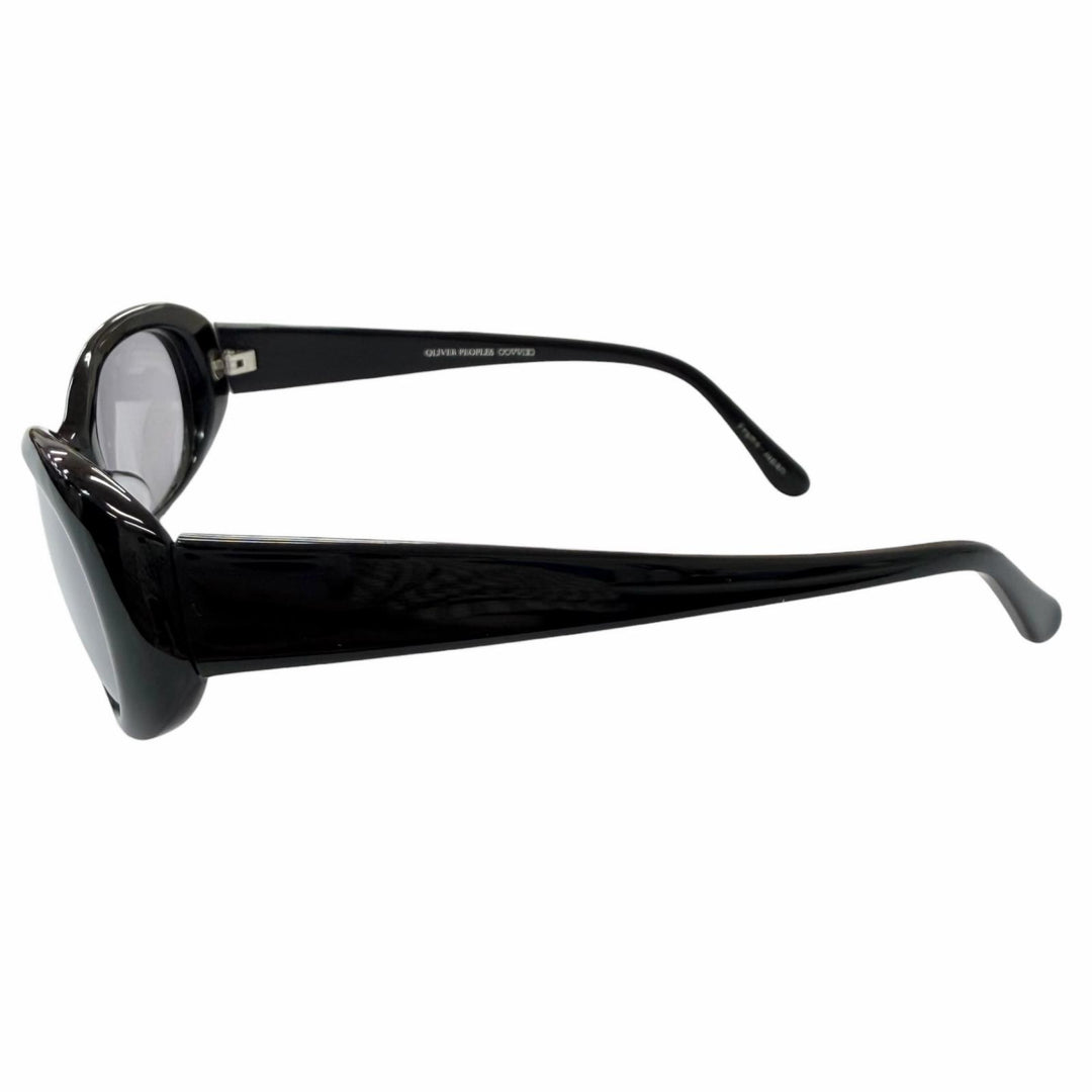 美品□OLIVER PEOPLES オリバーピープルズ Grace オーバルレンズ サングラス アイウェア ブラック 52□17-138 メンズ オススメ◎
