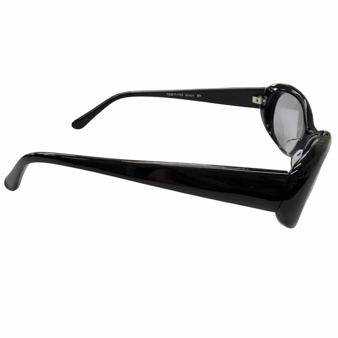 美品□OLIVER PEOPLES オリバーピープルズ Grace オーバルレンズ サングラス アイウェア ブラック 52□17-138 メンズ オススメ◎