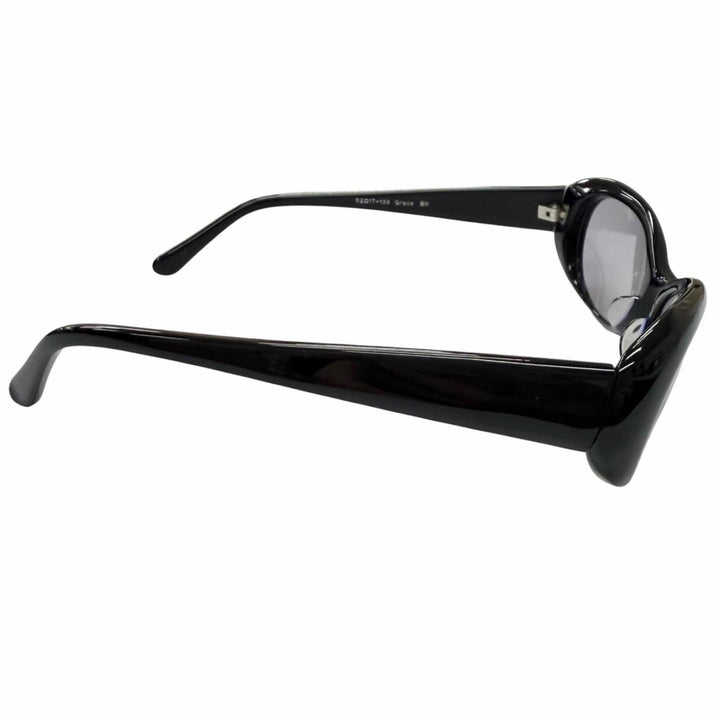 美品□OLIVER PEOPLES オリバーピープルズ Grace オーバルレンズ サングラス アイウェア ブラック 52□17-138 メンズ オススメ◎