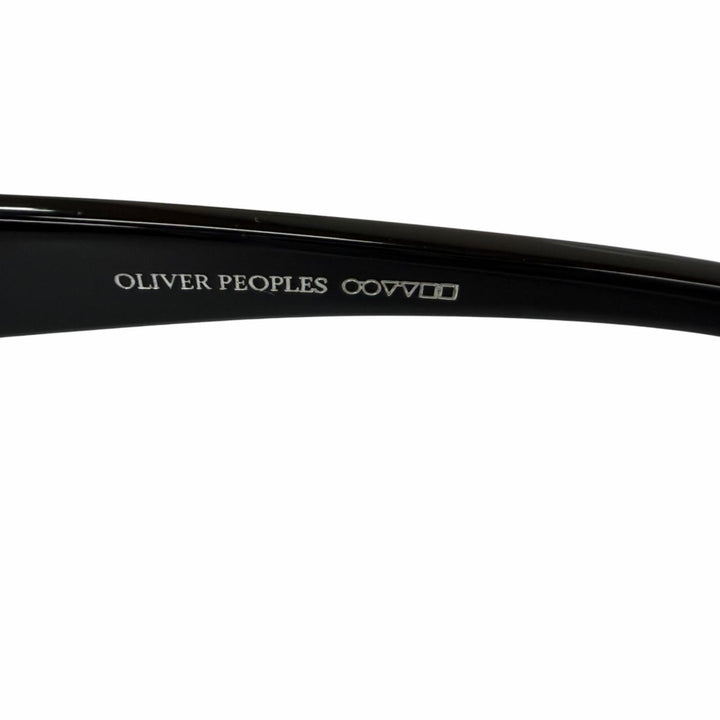 美品□OLIVER PEOPLES オリバーピープルズ Grace オーバルレンズ サングラス アイウェア ブラック 52□17-138 メンズ オススメ◎