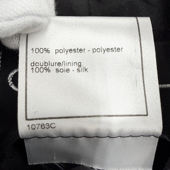 極美品◇CHANEL シャネル ヴィンテージ 00A P16475 裏地シルク100％ 袖ココマーク金具付 スタンドカラー ロングコート 黒 38 仏製 正規品