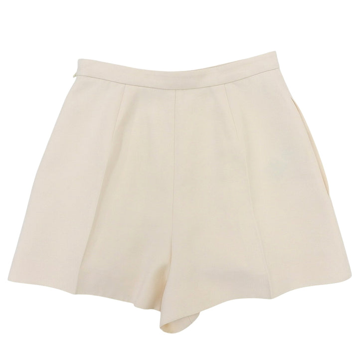 極美品▲VALENTINO ヴァレンティノ XB3RA8E51CF ウール シルク ラップフロント キュロット パンツ 36 伊製 正規品 レディース ハンガー付