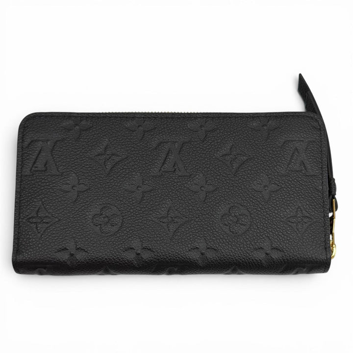 極美品★LOUIS VUITTON ルイヴィトン M61864 ジッピーウォレット モノグラムアンプラント ノワール ラウンドファスナー 長財布 箱・袋付