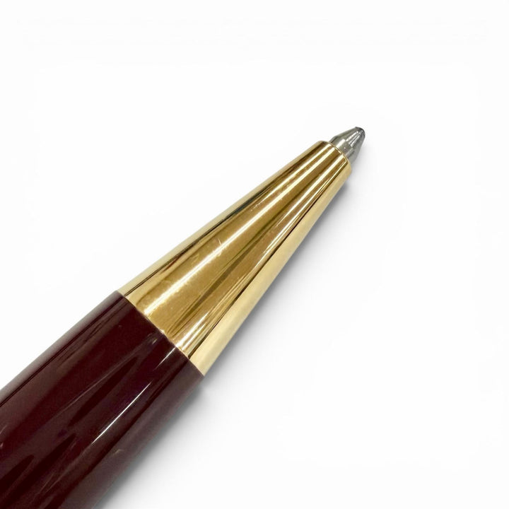 極美品△MONTBLANC モンブラン マイスターシュテュック クラシック pix ホワイトスター ツイスト式 ボールペン ボルドー 筆記確認済み