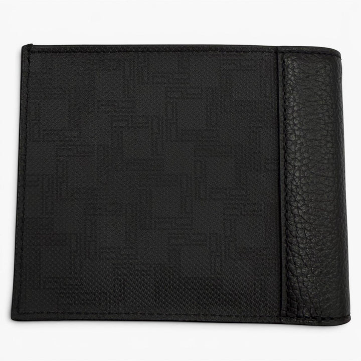未使用品▼Dunhill ダンヒル L2F132Z D-EIGHT ディーエイト ロゴプレート レザーウォレット 二つ折り財布 ブラック メンズ 箱付き