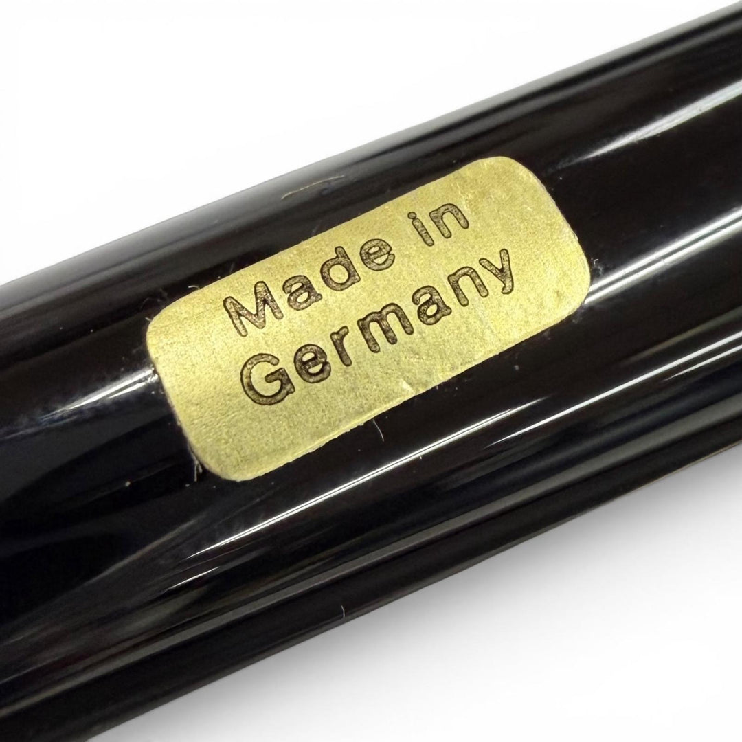 極美品▼MONTBLANC モンブラン マイスターシュテュック ツイスト式 ホワイトスター ボールペン ブラック ゴールド ドイツ製 筆記確認済み