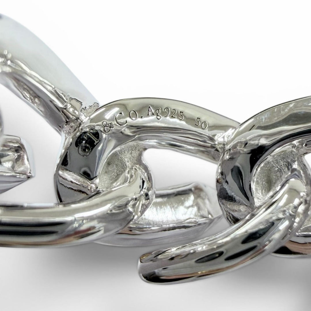 極美品☆TIFFANY&amp;Co. ティファニー フォージ リング AG925 指輪 アクセサリー シルバー 50 JP11号相当 重量12.1g レディース