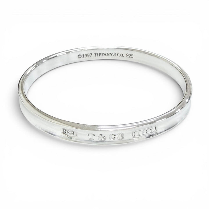 極美品△TIFFANY&amp;Co. ティファニー 1837 ナロー バングル 925 ブレスレット アクセサリー シルバー 重量32.2g レディース オススメ◎