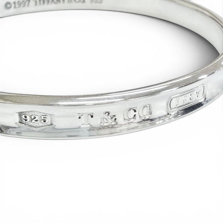 極美品△TIFFANY&amp;Co. ティファニー 1837 ナロー バングル 925 ブレスレット アクセサリー シルバー 重量32.2g レディース オススメ◎