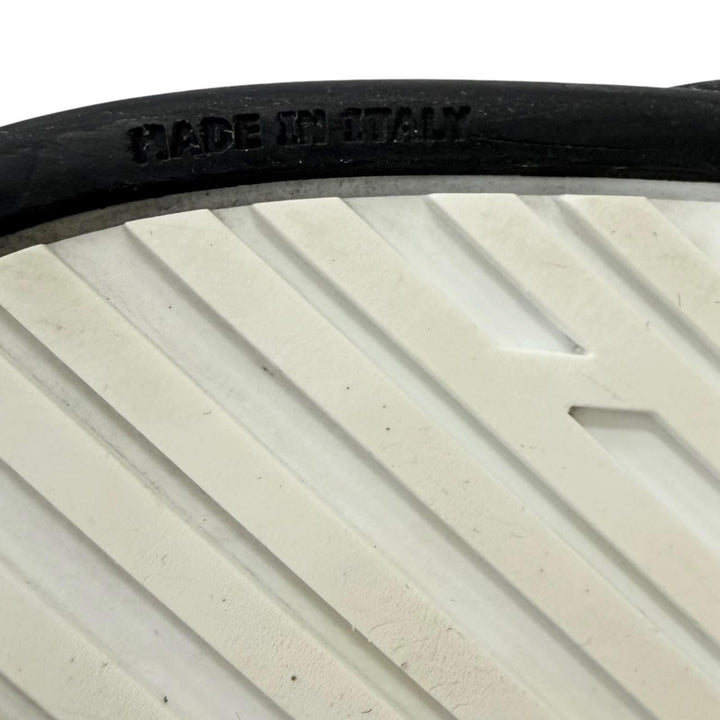 美品□HERMES エルメス H251929ZH01390 キッド レザー Hロゴ レースアップ ローカットスニーカー ブラック 42 イタリア製 メンズ