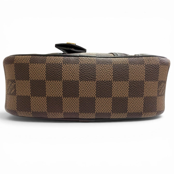 極美品△LOUIS VUITTON ルイヴィトン N50063 ダミエ ヴァリゼット スープル BB ダミエキャンバス ショルダーバッグ ブラウン フランス製