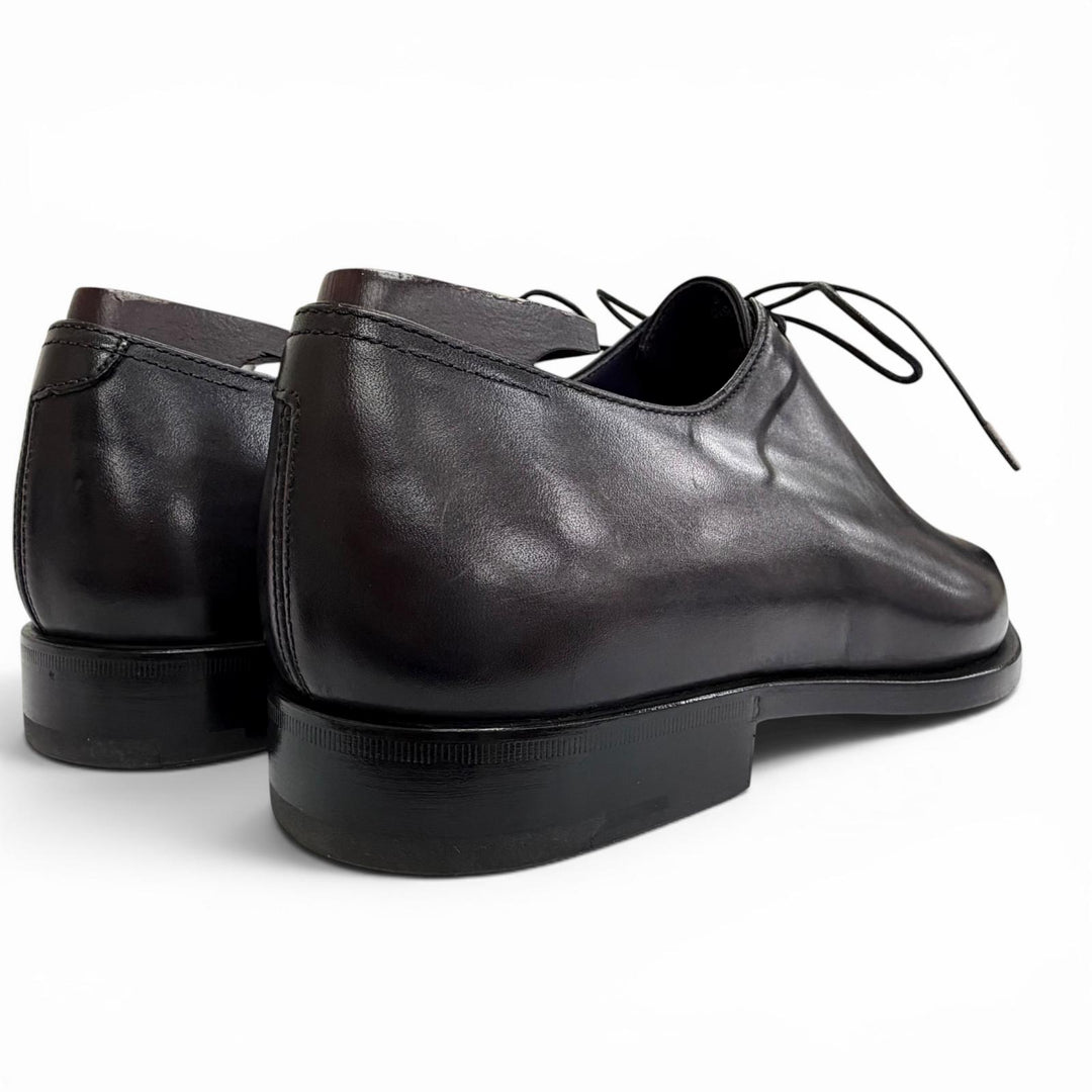 美品△Berluti ベルルッティ パティーヌ ホールカット レザーシューズ ビジネスシューズ ブラック 5 メンズ シューツリー オススメ◎