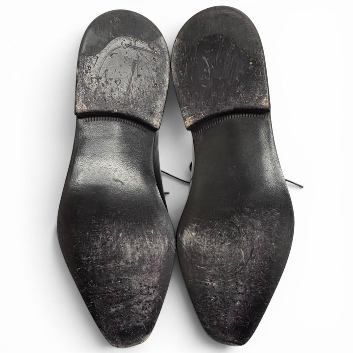 美品△Berluti ベルルッティ パティーヌ ホールカット レザーシューズ ビジネスシューズ ブラック 5 メンズ シューツリー オススメ◎