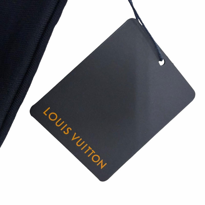 未使用品□LOUIS VUITTON ルイヴィトン 25SS エンブロイダードコットンクルーネック スウェットシャツ ネイビー M イタリア製 正規品
