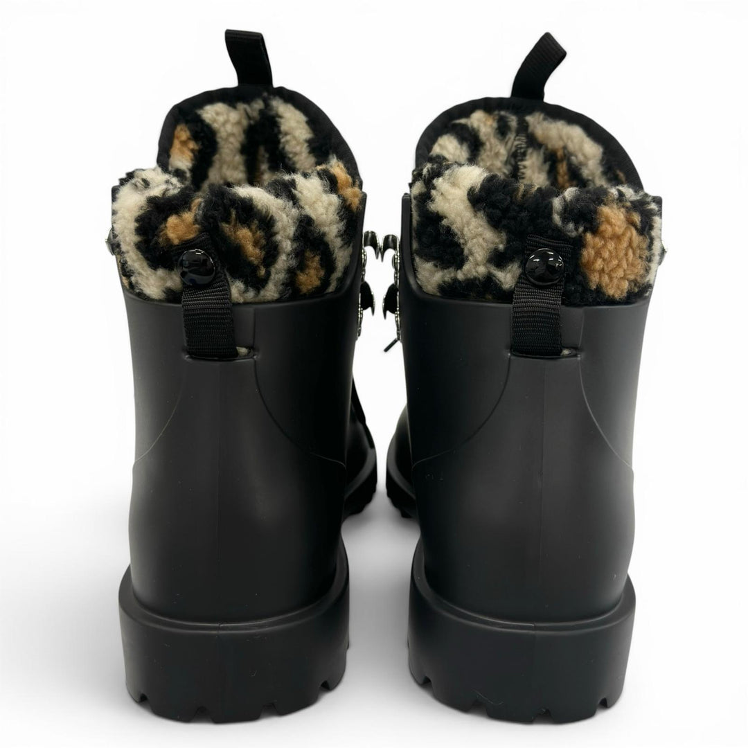 未使用品▲WEEKEND MaxMara ウィークエンドマックスマーラ 579607146 AGENZIA ブーツ レインシューズ ブラック 38 伊製 レディース 箱付