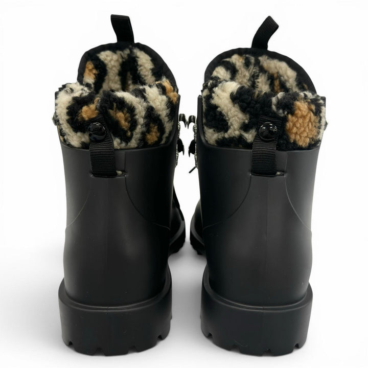 未使用品▲WEEKEND MaxMara ウィークエンドマックスマーラ 579607146 AGENZIA ブーツ レインシューズ ブラック 38 伊製 レディース 箱付
