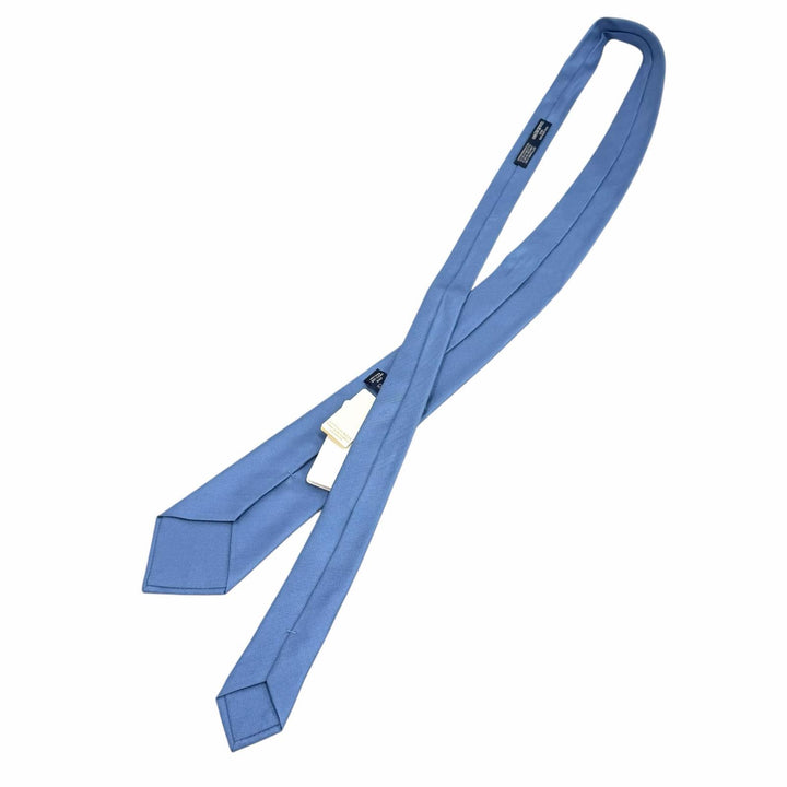 未使用品★HERMES エルメス シルク100% SEYCHELLES Hロゴ シェーヌダンクルエンボス ネクタイ 仏製 メンズ ビジネスオススメ◎ 箱付き