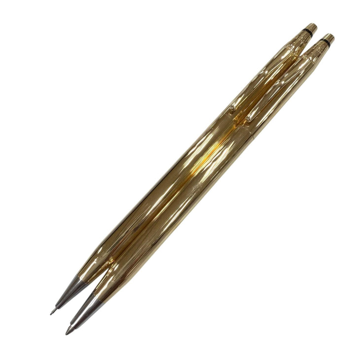 美品▼CROSS クロス ヴィンテージ クラシックセンチュリー 18K 創業100周年モデル ボールペン シャープペンシル 2本セット 総重量42.36g