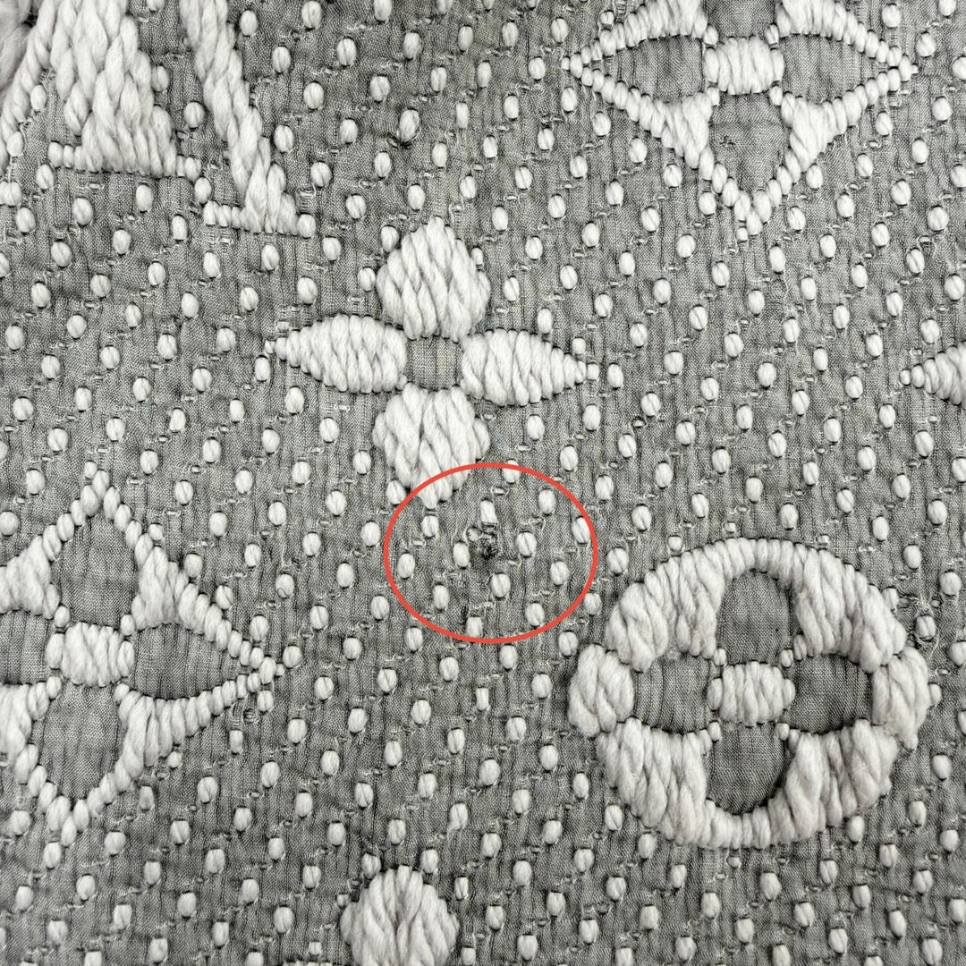 美品☆LOUIS VUITTON ルイヴィトン M74742 エシャルプ ロゴマニア ウール シルク グリペルル モノグラム マフラー イタリア製 正規品
