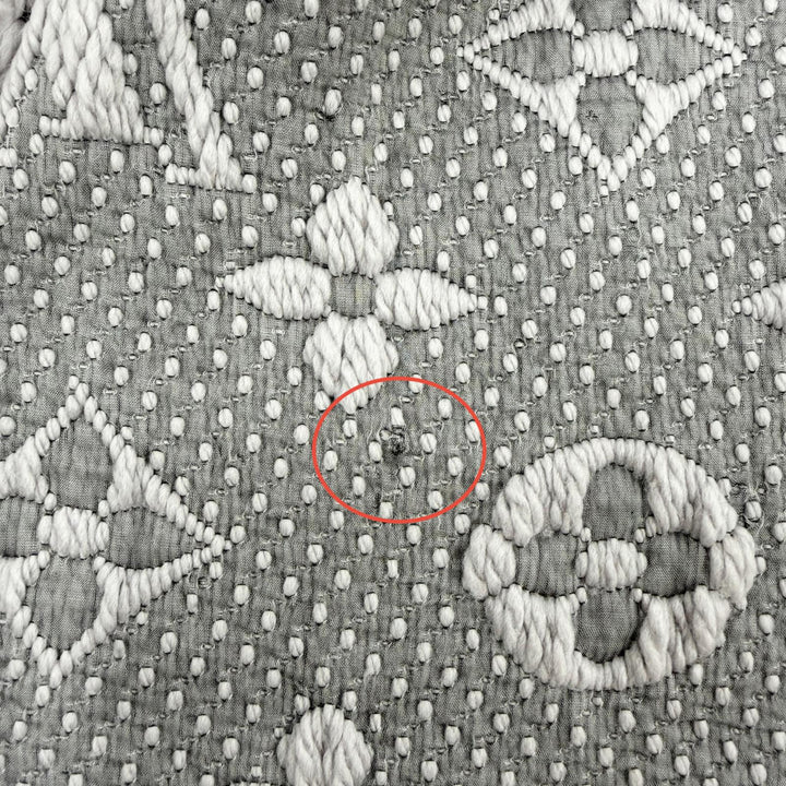 美品☆LOUIS VUITTON ルイヴィトン M74742 エシャルプ ロゴマニア ウール シルク グリペルル モノグラム マフラー イタリア製 正規品