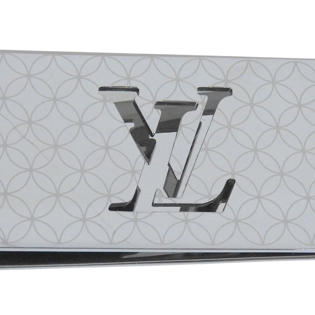 美品▲LOUIS VUITTON ルイヴィトン M65041 ビルクリップ シャンゼリゼ 札ばさみ マネークリップ シルバー 伊製 メンズ 箱・保存袋付き