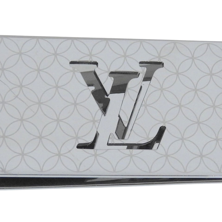 美品▲LOUIS VUITTON ルイヴィトン M65041 ビルクリップ シャンゼリゼ 札ばさみ マネークリップ シルバー 伊製 メンズ 箱・保存袋付き