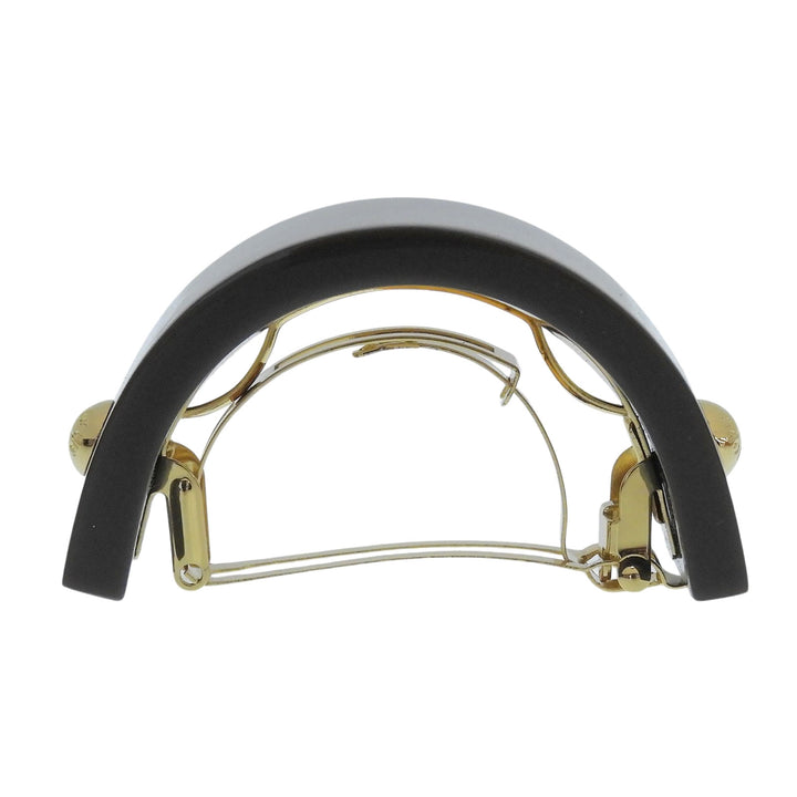 極美品▲LOUIS VUITTON ルイヴィトン M03551 ヘアカフ MNG ポニー レジン モノグラムパターン ヘアアクセサリー バレッタ レディース