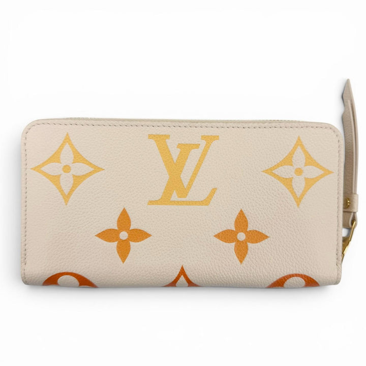 未使用品☆LOUIS VUITTON ルイヴィトン M82206 LV グラディエント アンプラント ラウンドファスナー レザー ジッピーウォレット 長財布
