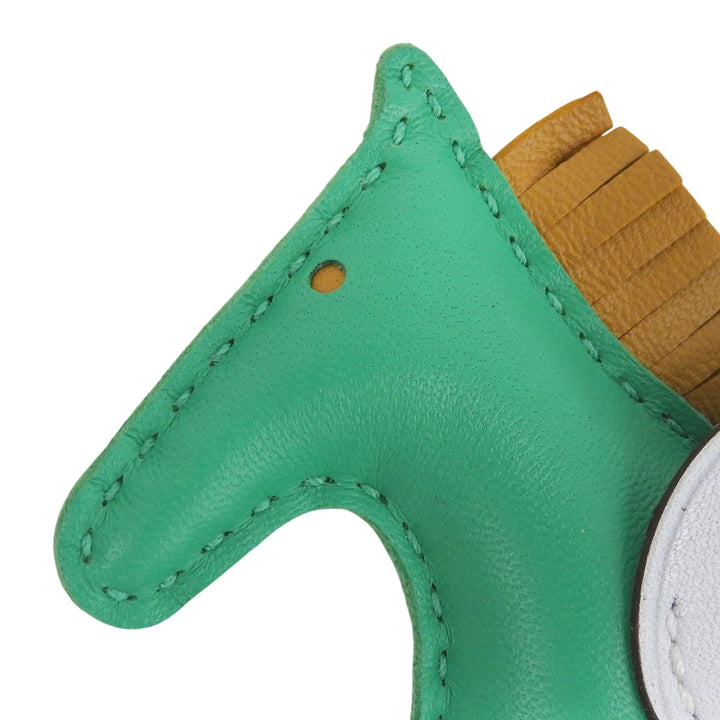 未使用品▲HERMES エルメス ロデオ ペガサス PM アニョーミロ ミント セサミ ブループリュム バッグチャーム U刻印 仏製 レディース 箱付