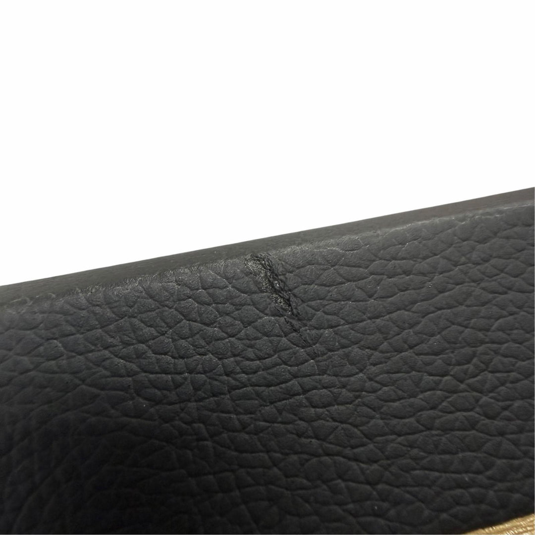 美品▼VERSACE ヴェルサーチ レザー ウッド メデューサ 時計バッグ ウォッチケース アタッシュケース ブラック ゴールド金具 メンズ 箱付