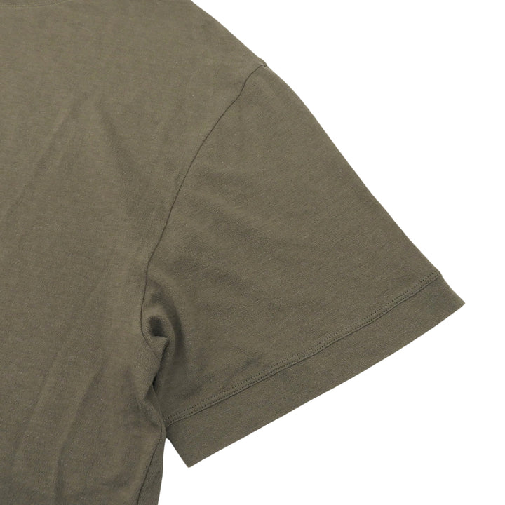 美品▲LOEWE×Paulas Ibiza ロエベ×パウラズイビザ H616Y22X56 アナグラム刺繍 半袖Ｔシャツ カーキ XXL ポルトガル製 正規品 メンズ