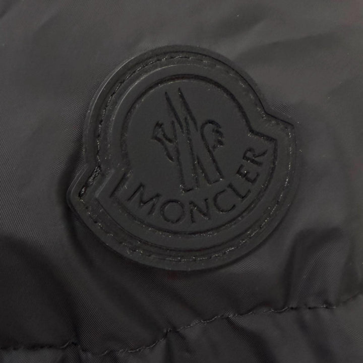 極美品□MONCLER モンクレール 2025年製 Matt Black K20911A00173 ERTERLE GIUBBOTTO ダウンジャケット ブラック 2 正規品 メンズ