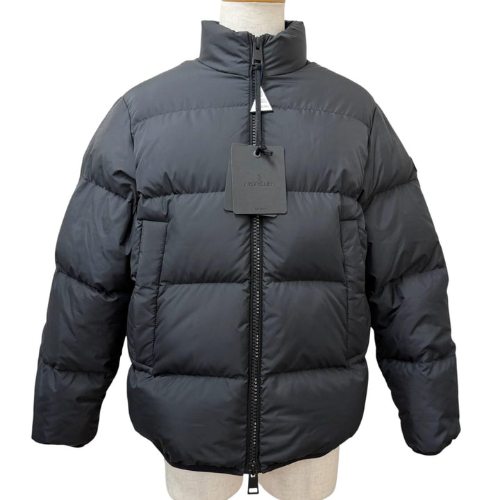 極美品□MONCLER モンクレール 2025年製 Matt Black K20911A00173 ERTERLE GIUBBOTTO ダウンジャケット ブラック 2 正規品 メンズ