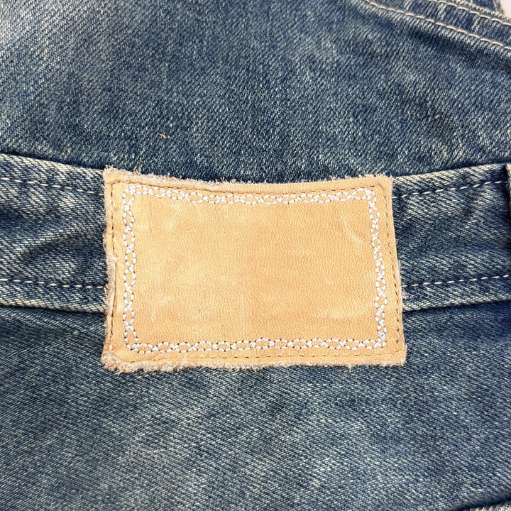 極美品★mina perhonen ミナペルホネン 22SS dn4494 always コットン リネン混 ロゴ金具付 デニム オーバーオール インディゴ 38 正規品
