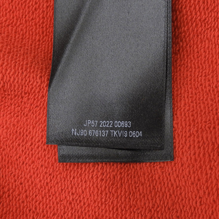 極美品▲BALENCIAGA バレンシアガ 676137 コットン100％ キャンペーンロゴ ショートパンツ レッド M ポルトガル製 正規品 メンズ