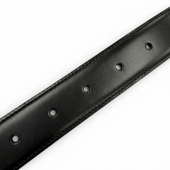 極美品▼Cartier カルティエ マスト ドゥ カルティエ レザー リバーシブル ベルト ブラック ダークブラウン ゴールド金具 メンズ 箱付き