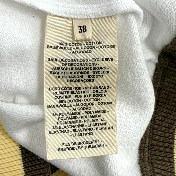未使用品★HERMES エルメス 23AW 3H4606DD コットン100％ フィギュール アーティスティック スウェット ホワイト 38 イタリア製